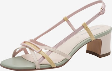 Sandales Tamaris en beige : devant