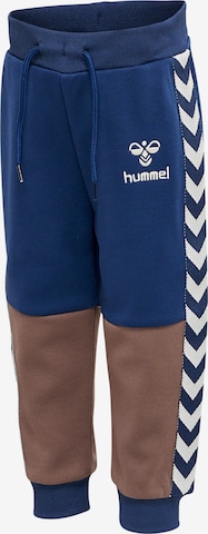 Effilé Pantalon de sport 'Olek' Hummel en bleu