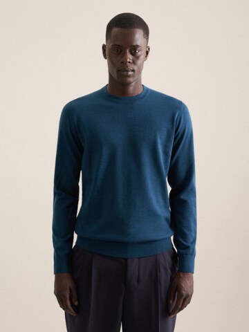Pull-over 'Schwarze Rose' SEIDENSTICKER en vert : devant