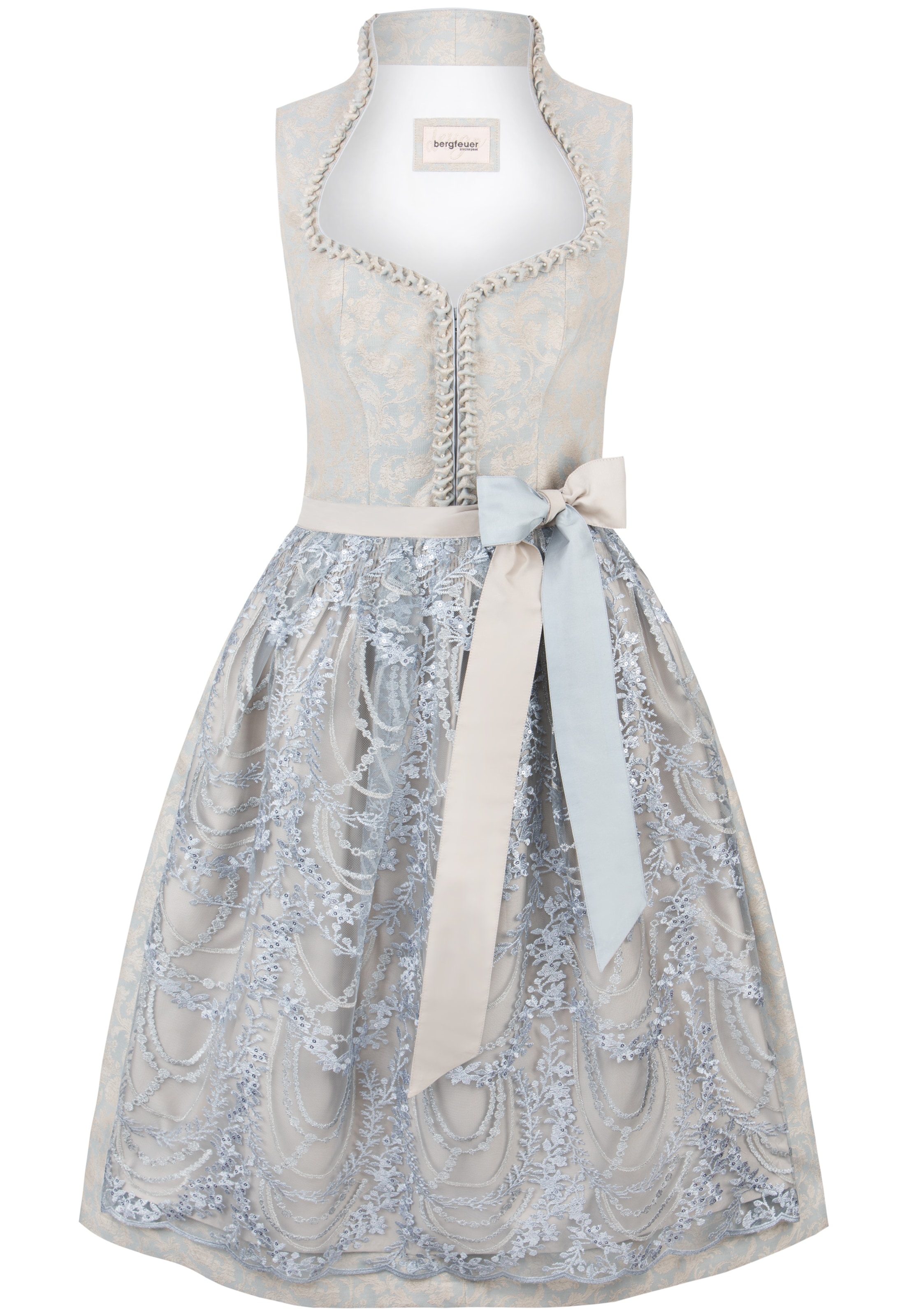 STOCKERPOINT Dirndl 'Flavia' in Beige: voorkant