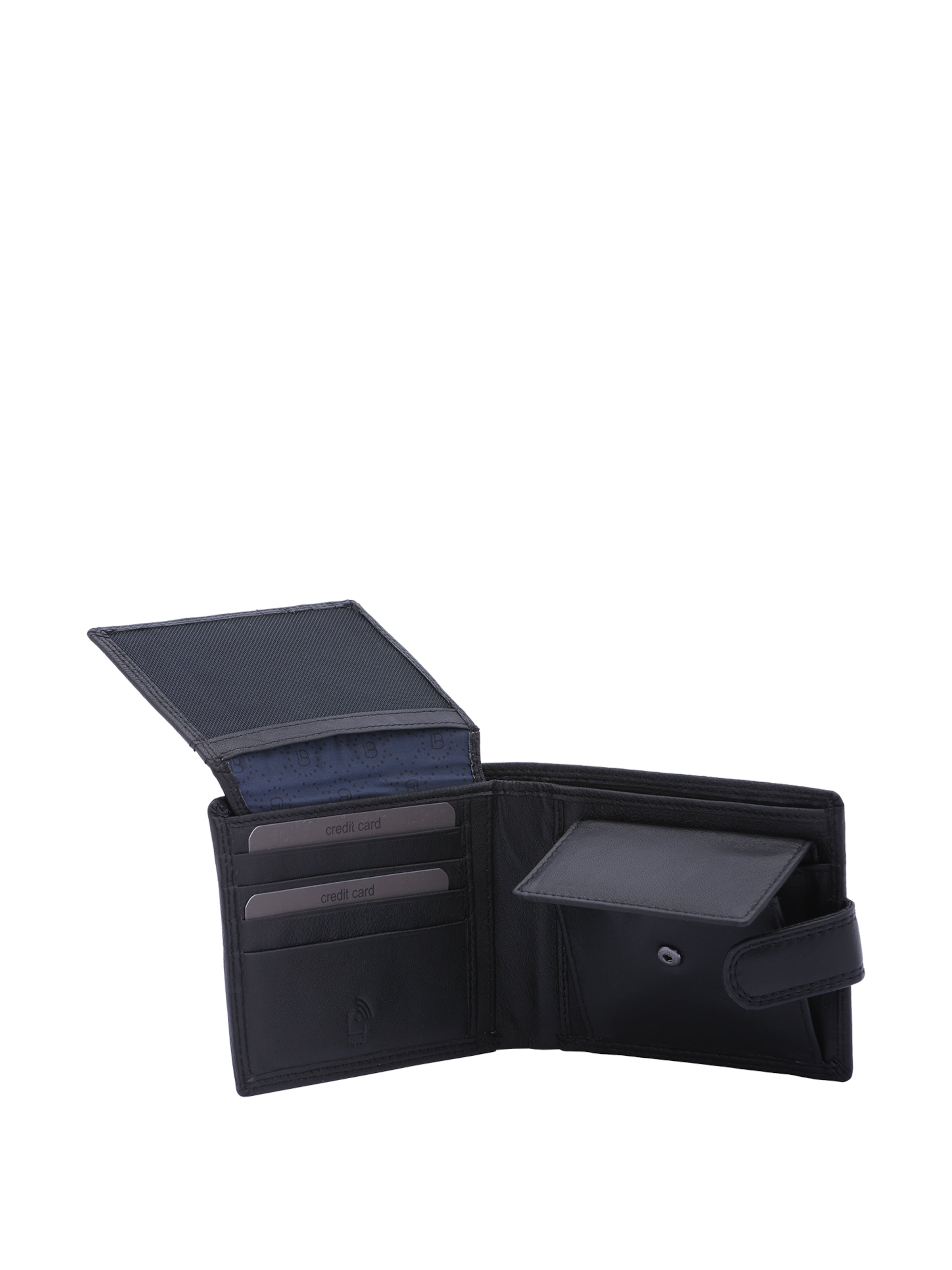 Laura Biagiotti Portemonnaie in Schwarz: Vorderseite