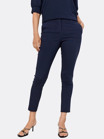 Soyaconcept Regular Housut värissä sininen: etupuoli