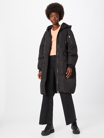 Manteau d’hiver 'BUNALA' ICHI en noir