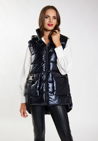 faina Bodywarmer 'Nelice' in Blauw: voorkant