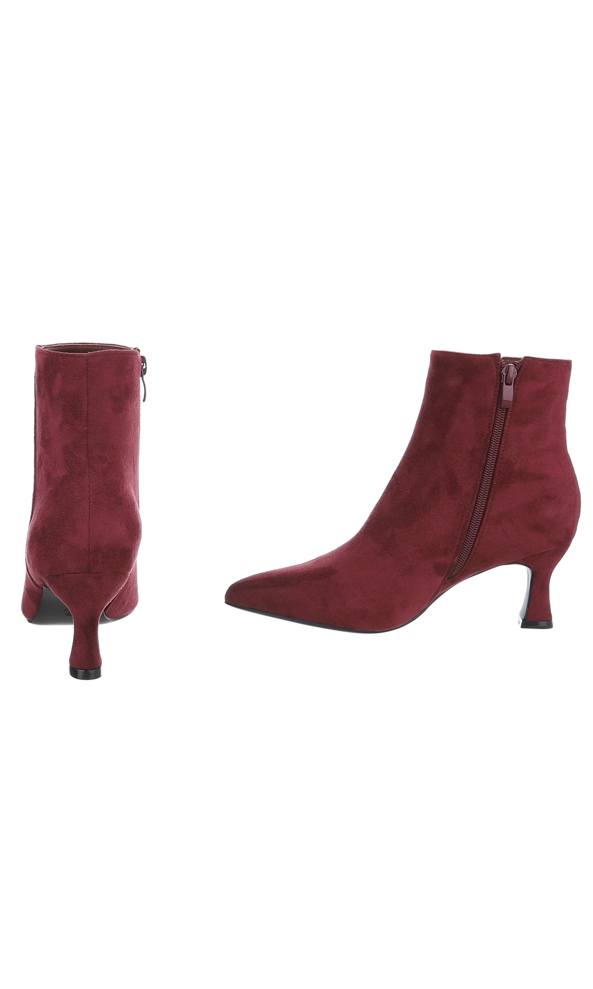 Ital-Design Ankle Boots in Red