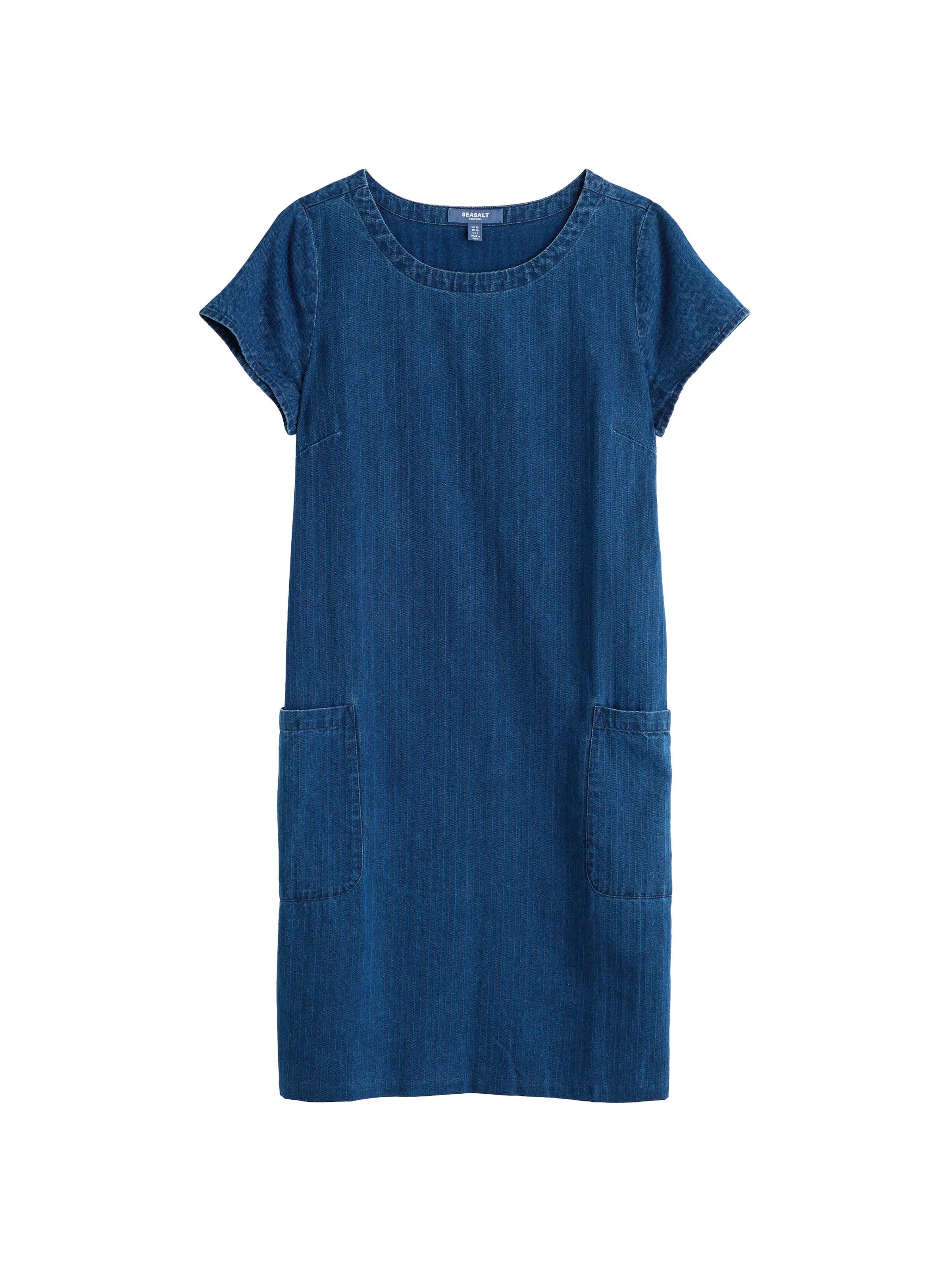 Seasalt Cornwall Jurk 'River Cove' in Blauw: voorkant