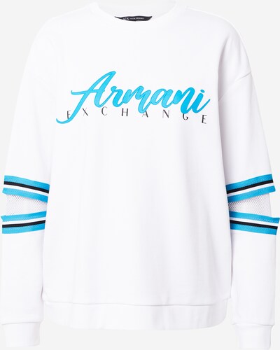 ARMANI EXCHANGE Mikina - světlemodrá / černá / offwhite, Produkt