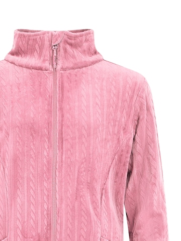 PROTEST Sportsweatjacke 'PRTEileen JR' in Pink: Vorderseite