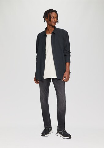QS Comfort fit Overhemd in Zwart