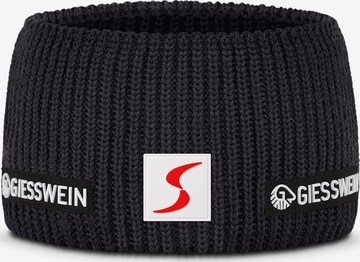 GIESSWEIN Athletic Headband in Black: front