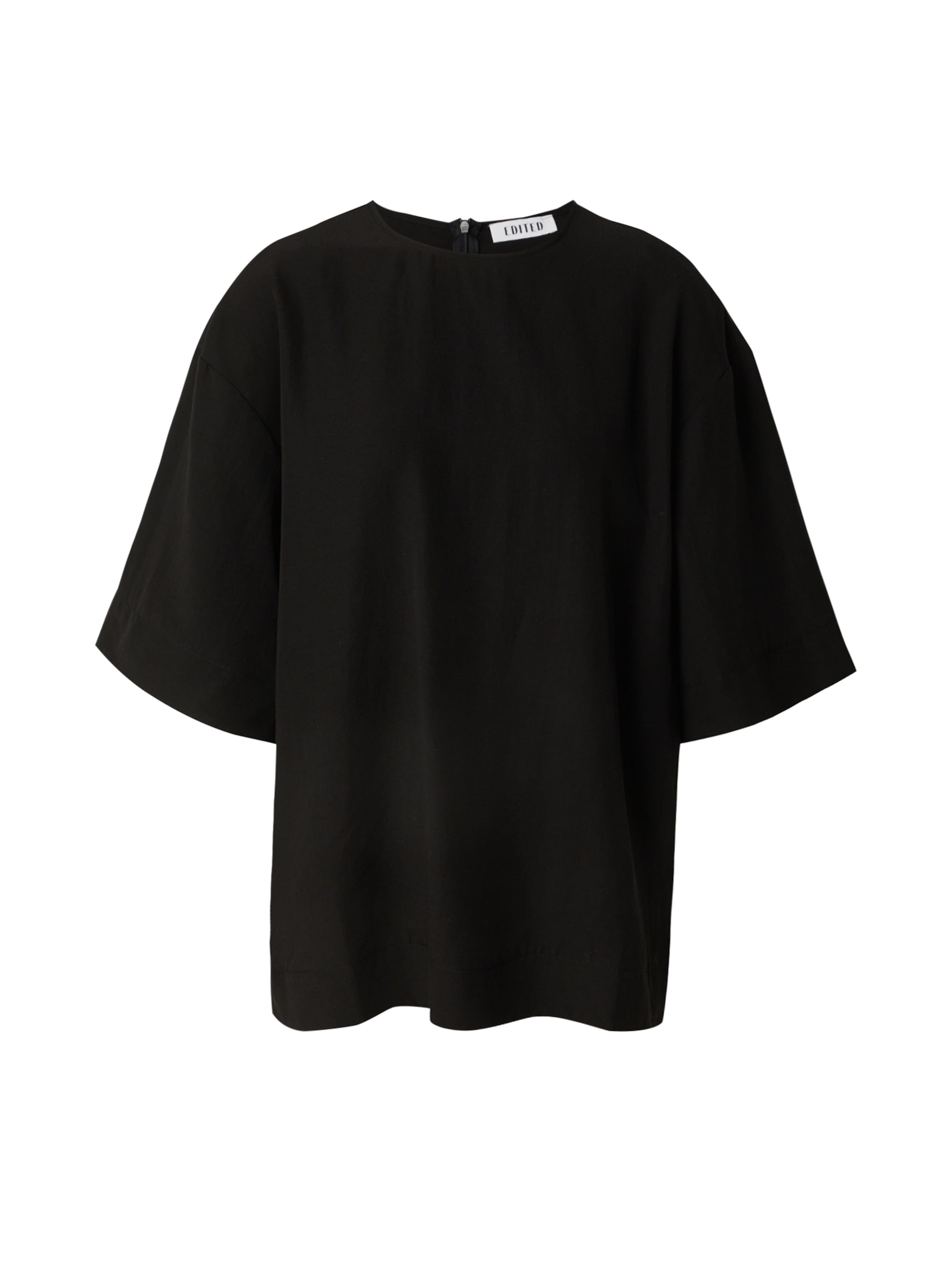 Maglietta 'Catherine' di EDITED in nero: frontale