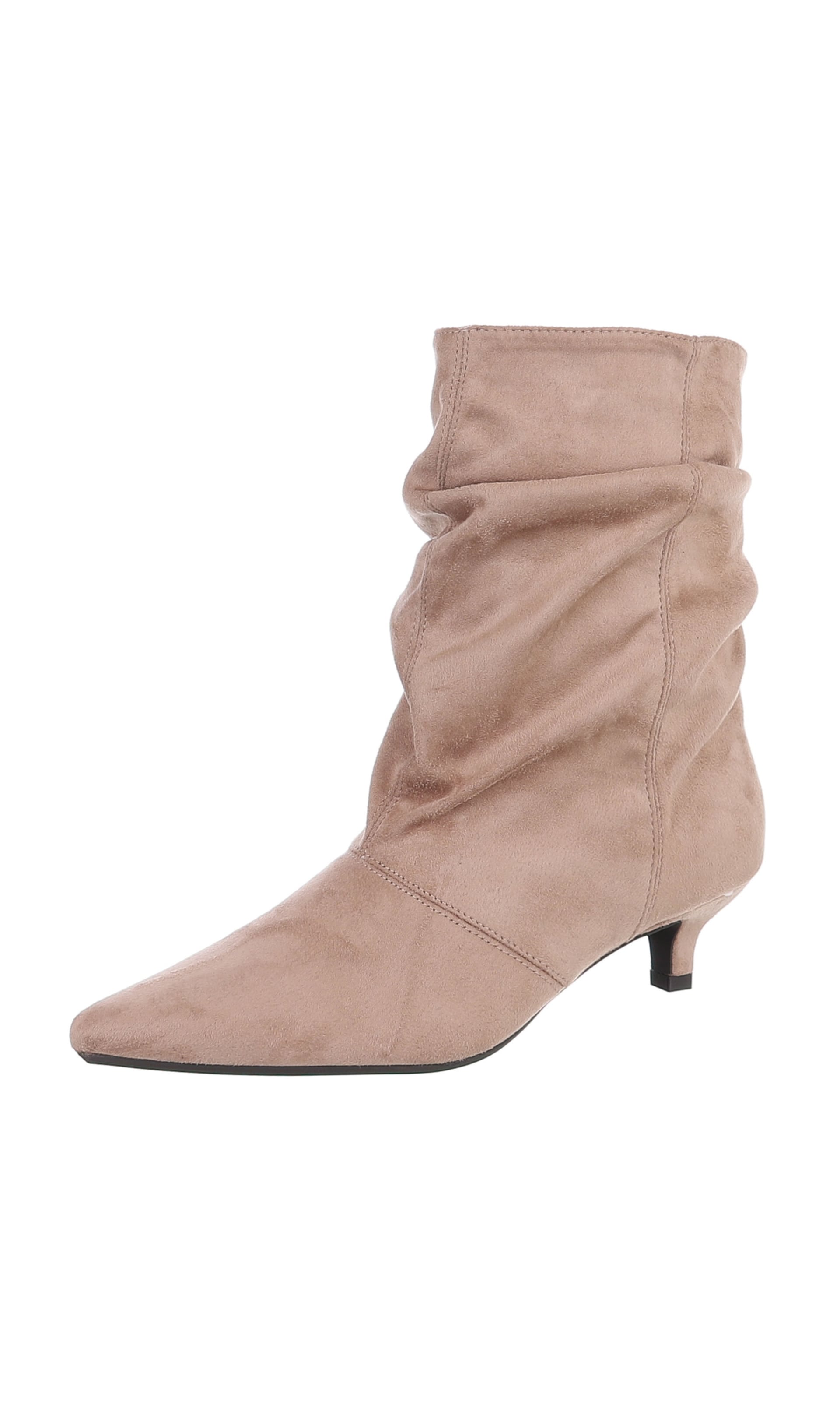 Ital-Design Stiefelette in 36 in hellbraun, Produktansicht
