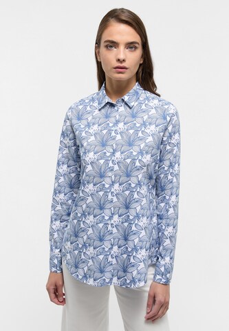 ETERNA Blouse 'Oxford' in Blue: front