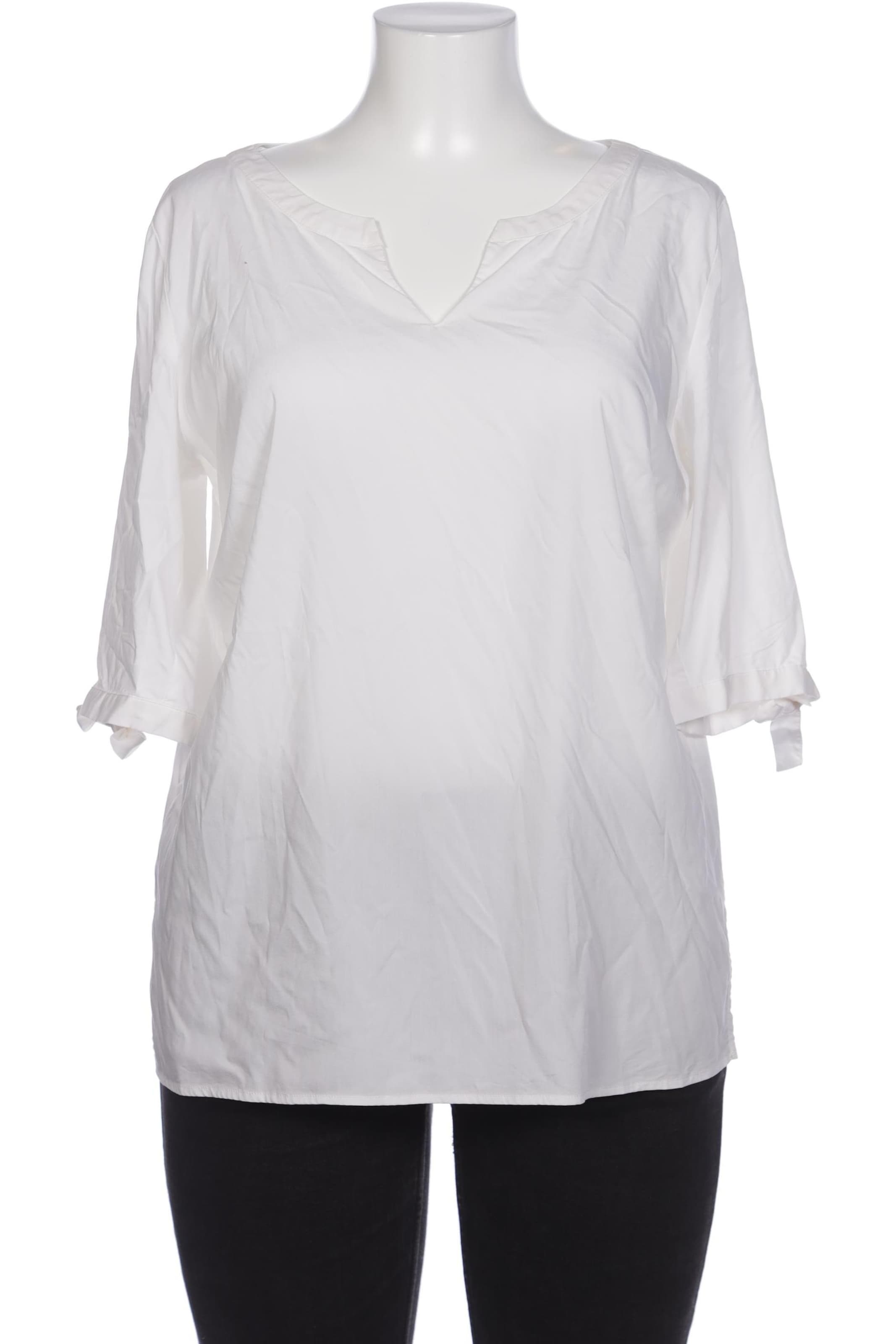 COMMA Bluse XXL in Weiß: Vorderseite