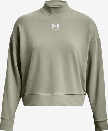 UNDER ARMOUR Sportief sweatshirt in Groen: voorkant