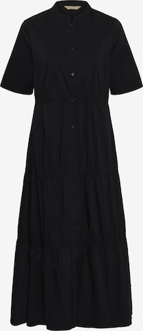 CULTURE - Vestido camisero 'CUBreathe Antoinett' en negro: frente