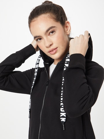 DKNY Performance Sports sweat jacket in Black