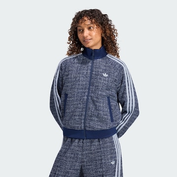 ADIDAS ORIGINALS Přechodná bunda 'Boucle Vintage' – modrá: přední strana