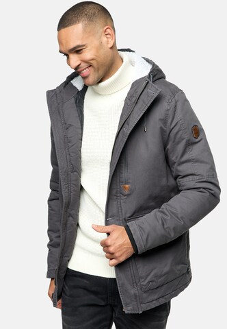 INDICODE JEANS Winter Jacket ' Crossing ' in Grey