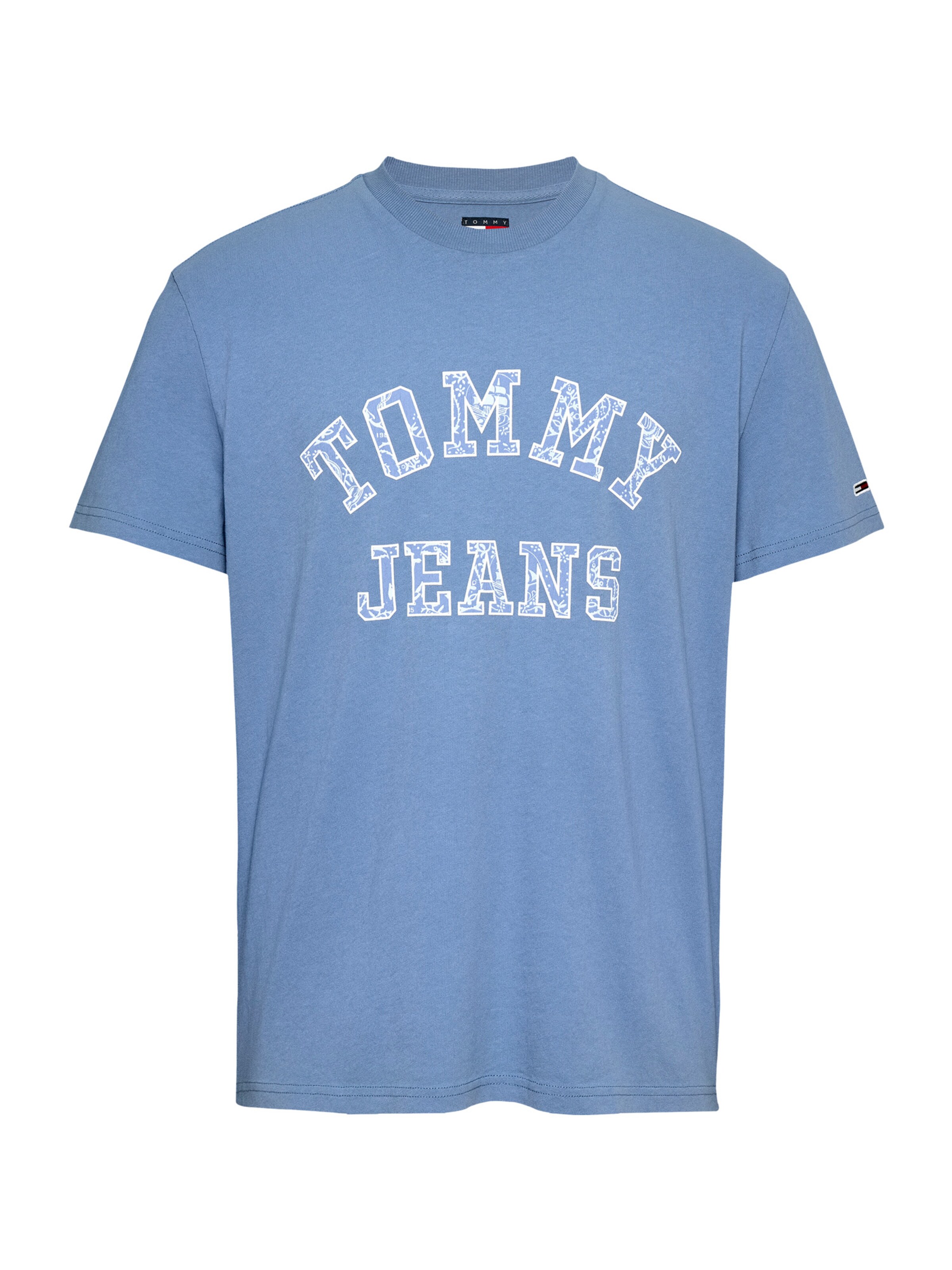 T-Shirt Tommy Jeans en bleu : devant