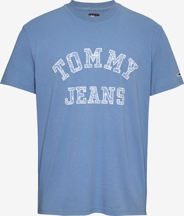 T-Shirt Tommy Jeans en bleu : devant