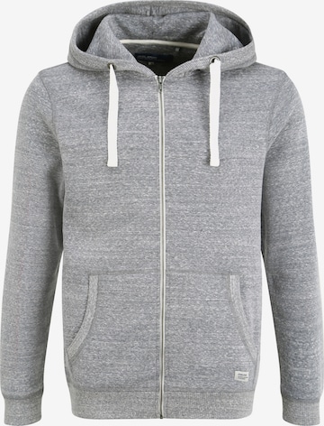 BLEND Zip-Up Hoodie 'Nix' in Blue: front