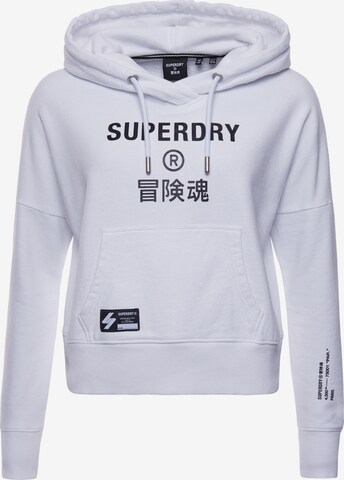 Superdry Mikina – bílá: přední strana