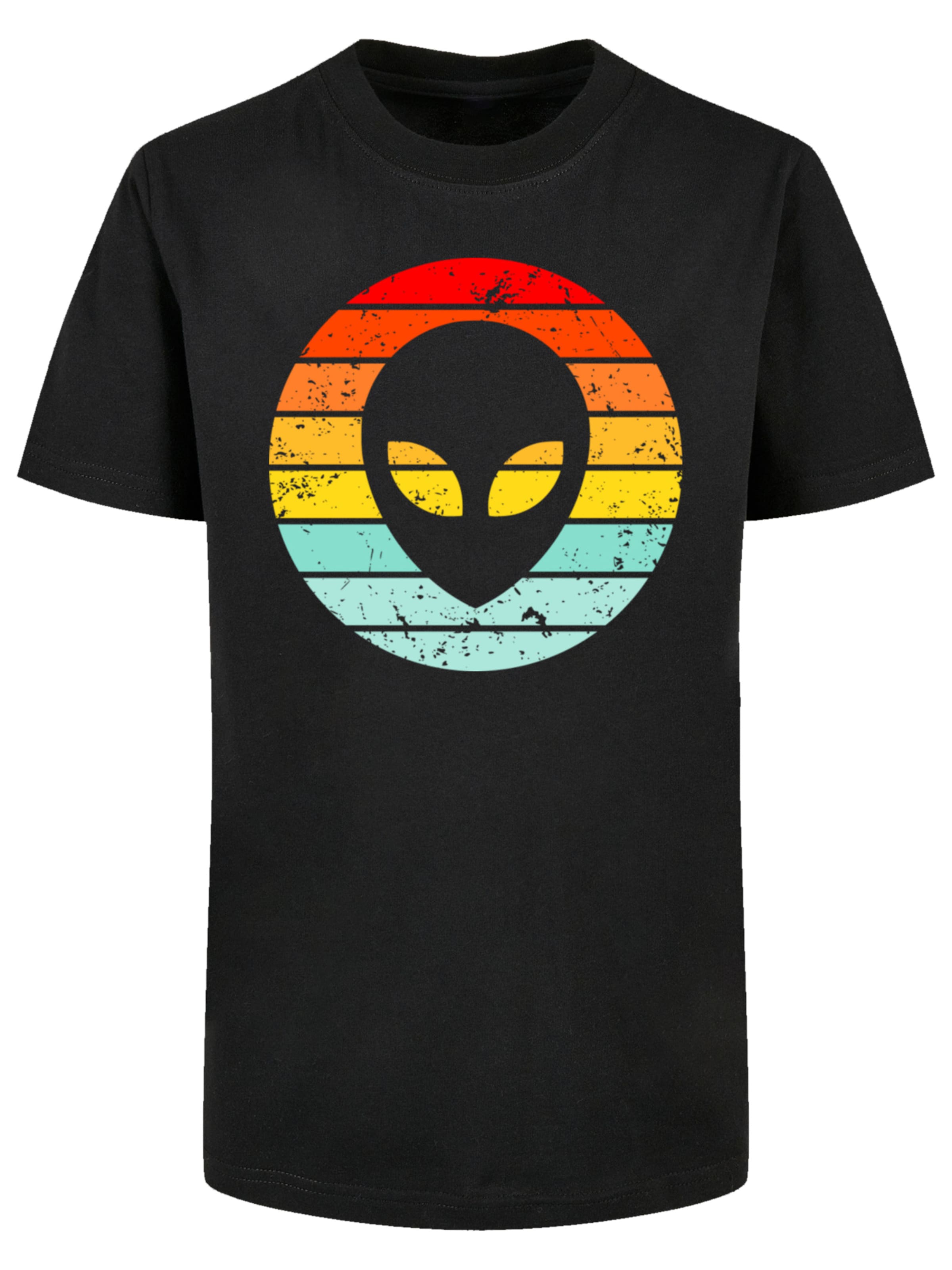 F4NT4STIC Shirt in Zwart: voorkant