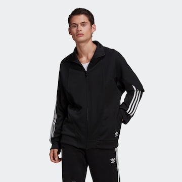 ADIDAS ORIGINALS Sweatvest in Zwart: voorkant