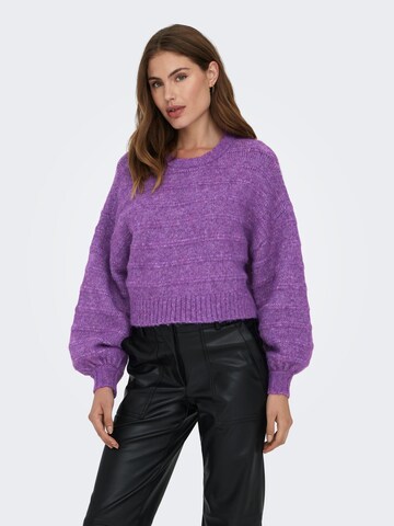 ONLY Пуловер 'Celina' в лилав