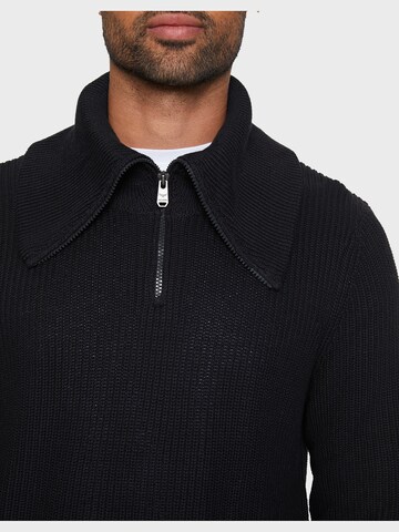 Threadbare Pullover 'Francis' in Schwarz