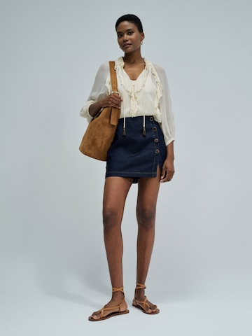 Salsa Jeans Regular Shorts in Blau
