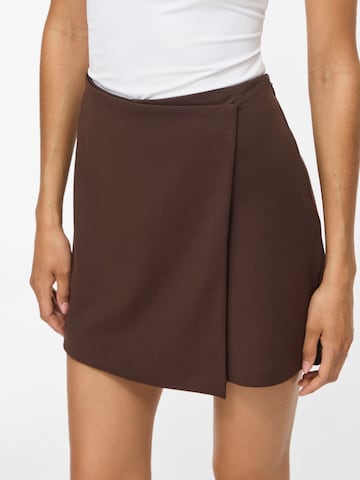VILA Regular Skirt 'VIClara' in Brown