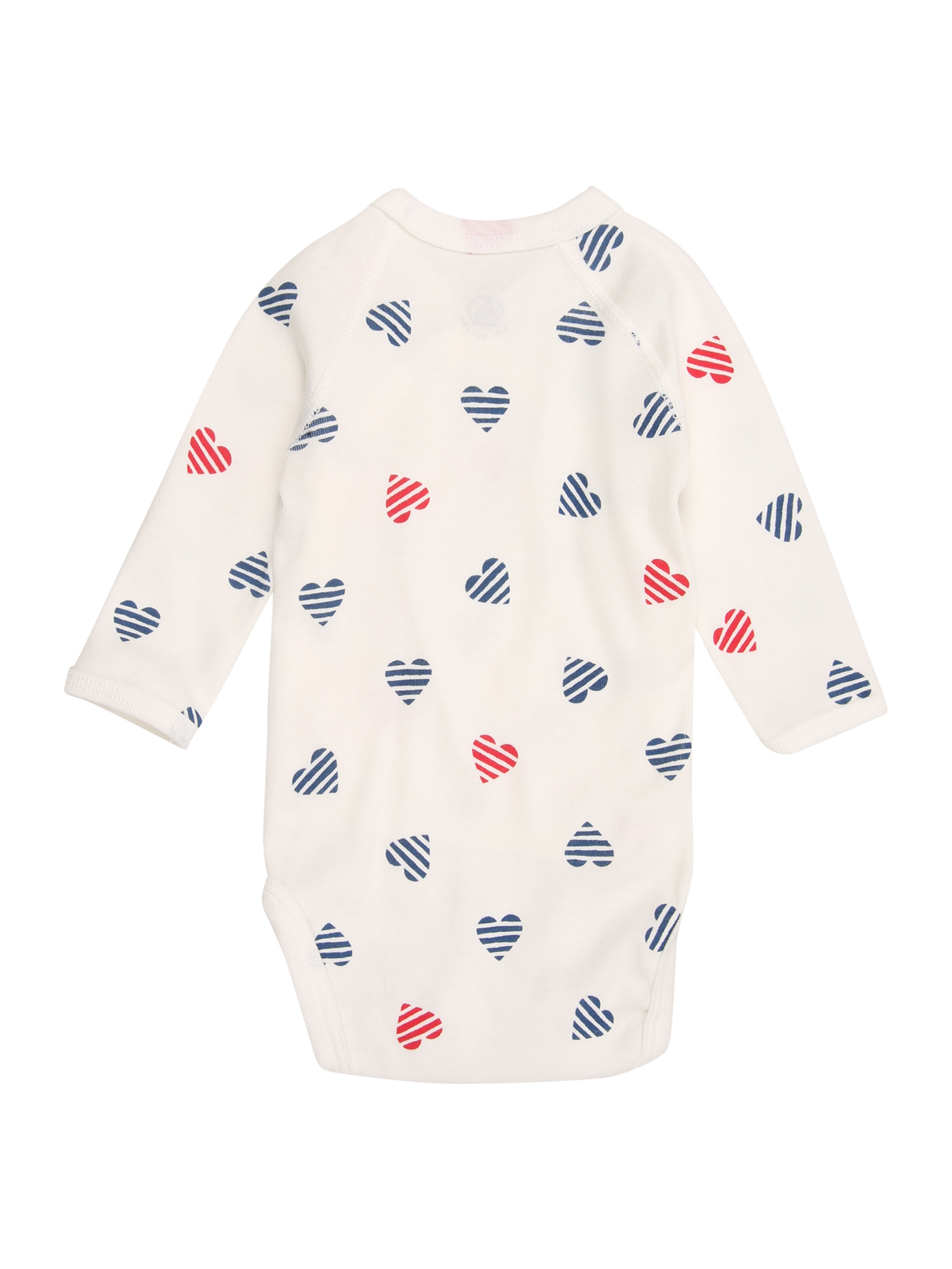 PETIT BATEAU - Pijama entero/body en blanco