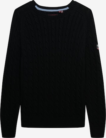 Pull-over Superdry en noir : devant