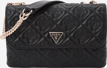 GUESS Schoudertas 'ADELASIA CNVRTBLE XBODY FLAP' in Zwart: voorkant
