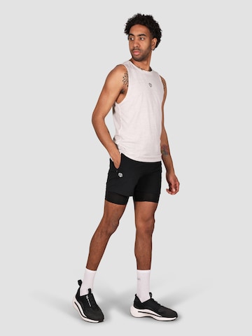MOROTAI Slimfit Sporthose 'KANSEI' in Schwarz