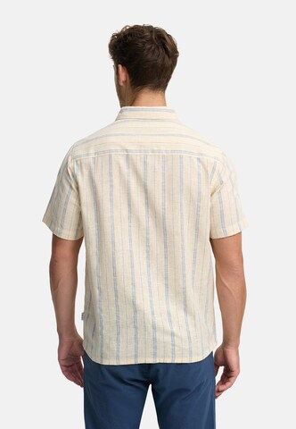 INDICODE JEANS Regular fit Zakelijk overhemd ' INJulio ' in Beige