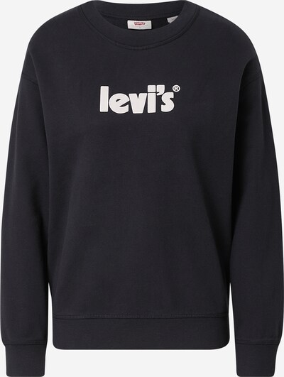 LEVI'S Μπλούζα φούτερ σε μαύρο / λευκό, Άποψη προϊόντος