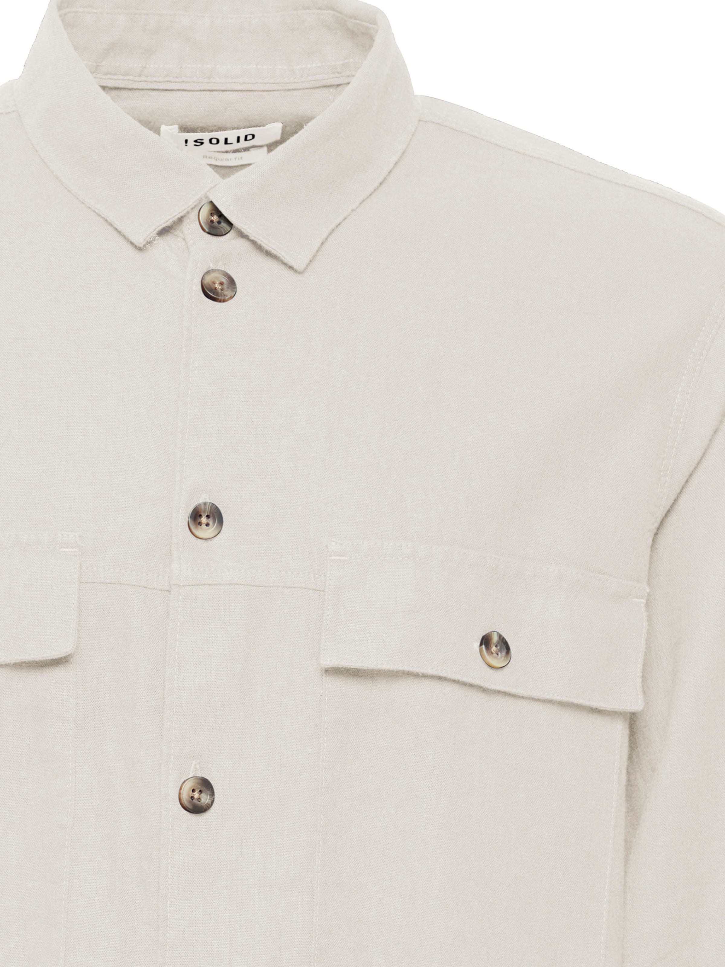 !Solid Comfort fit Overhemd 'Sdalan' in Wit