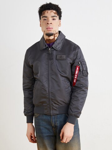 ALPHA INDUSTRIES Φθινοπωρινό και ανοιξιάτικο μπουφάν 'Flying Tigers' σε γκρι