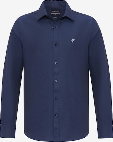 DENIM CULTURE Overhemd 'Jon' in Blauw: voorkant