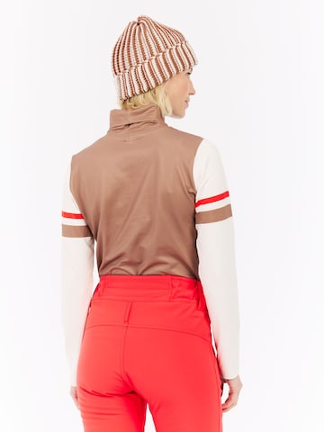 PROTEST Athletic Sweatshirt 'PRTCreate' in Brown