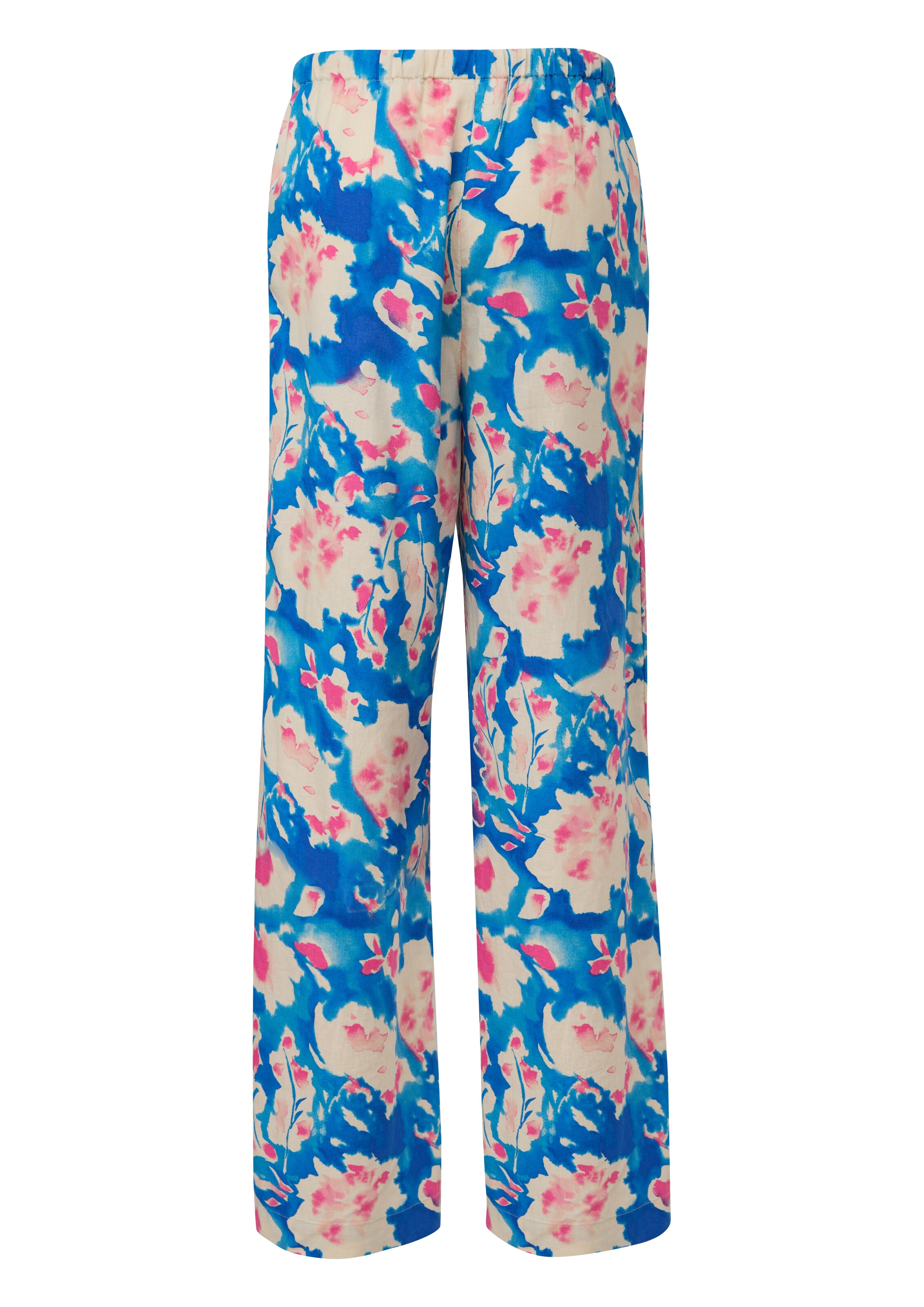 comma casual identity Loosefit Hose in Blau: Rückseite