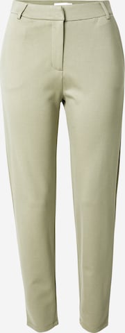 Coupe slim Pantalon 'VICLASS' VILA en vert : devant