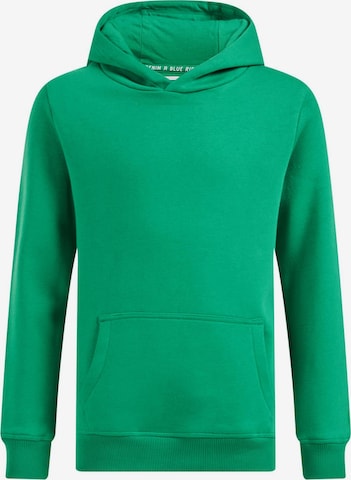 WE FashionSweater majica - zelena boja: prednji dio