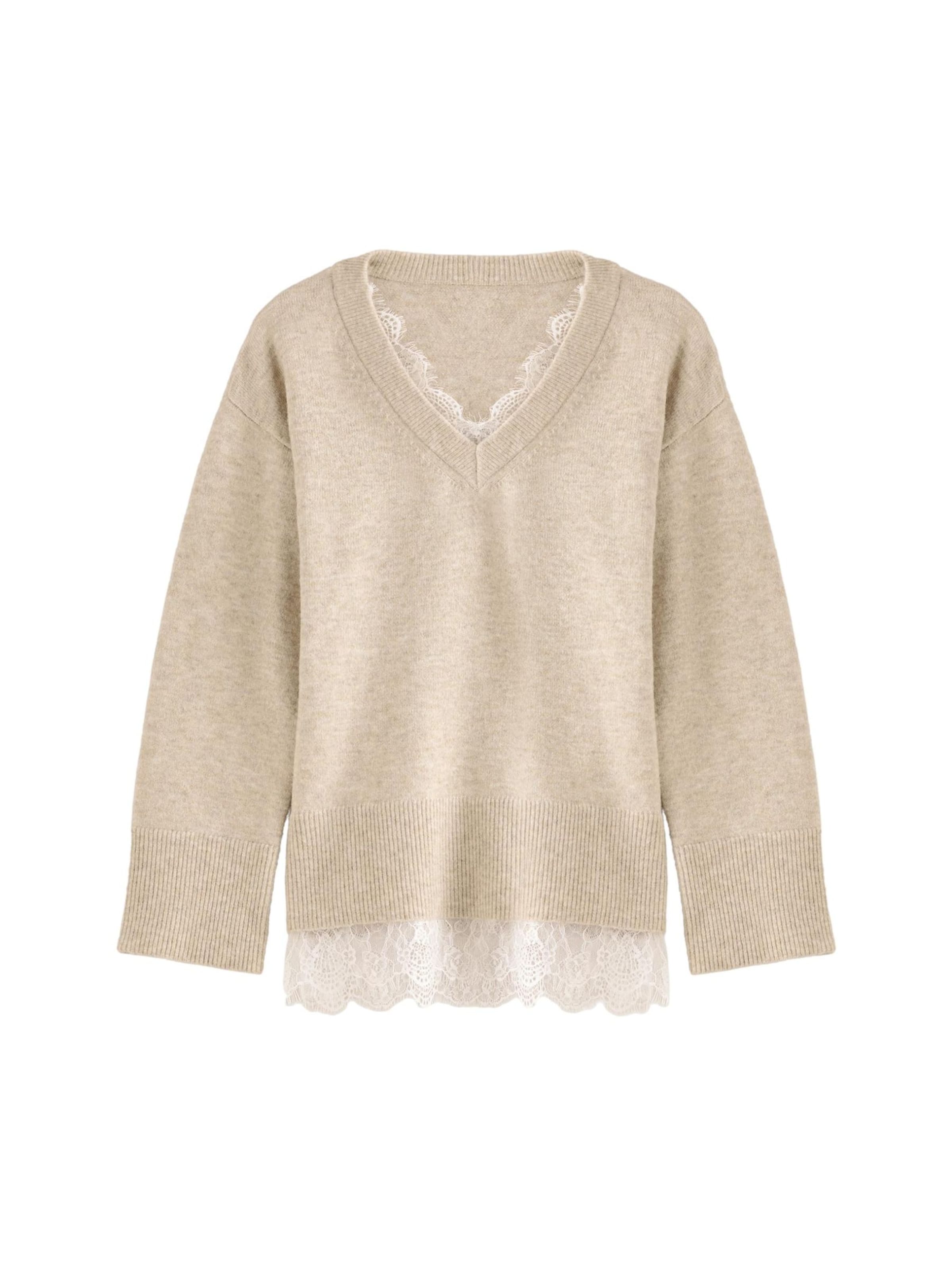 Pullover di Lipsy in beige: frontale