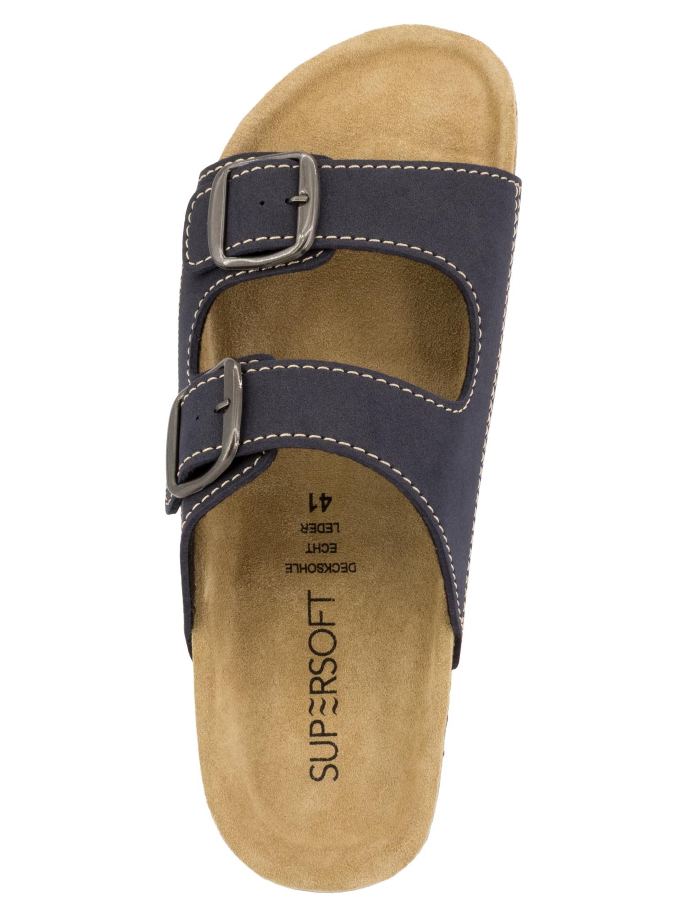 SUPERSOFT by Indigo Pantolette 'Classic' in Blau