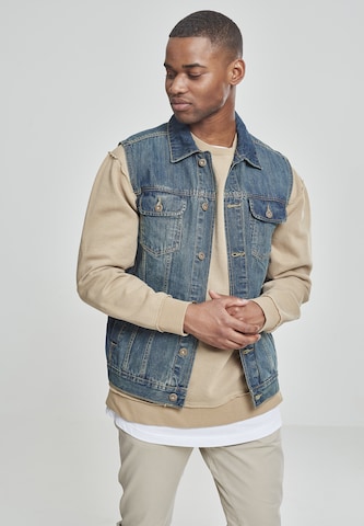 Urban Classics Weste in Blau: Vorderseite