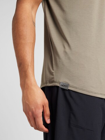 Hoka One One Performance shirt 'ESSENTIAL' in Grey